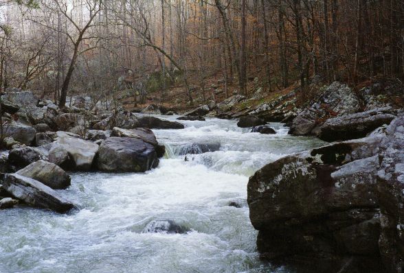 A sampler shot of the only set of rapids on the run, at kind of low water.