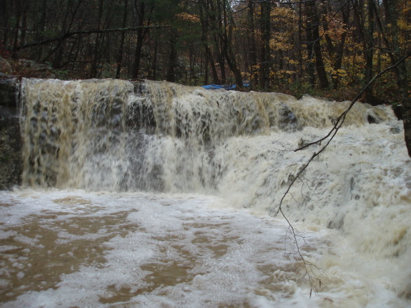 Calcite Falls at low-runnable level. Not far below the put-in.
[photo courtesy Bert Harris]